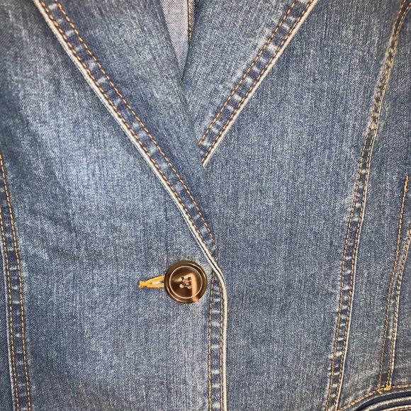 FADED GLORY jean blazer size S - Picture 3 of 7